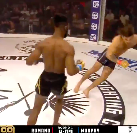 🎥 | Brandon Murphy schopt David Romano met highkick KO bij MMA-profdebuut