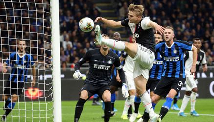 Juventus wint ondanks fout De Ligt Italiaanse topper van Inter (video)