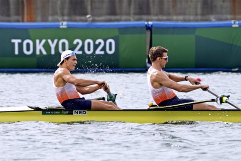 Roeiers Van Sprang en Krommenhoek winnen hun b-finale in Tokio