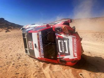 🎥 | Dakar Rally ten einde voor Nederlandse coureur na deze flinke crash met 160 km/h