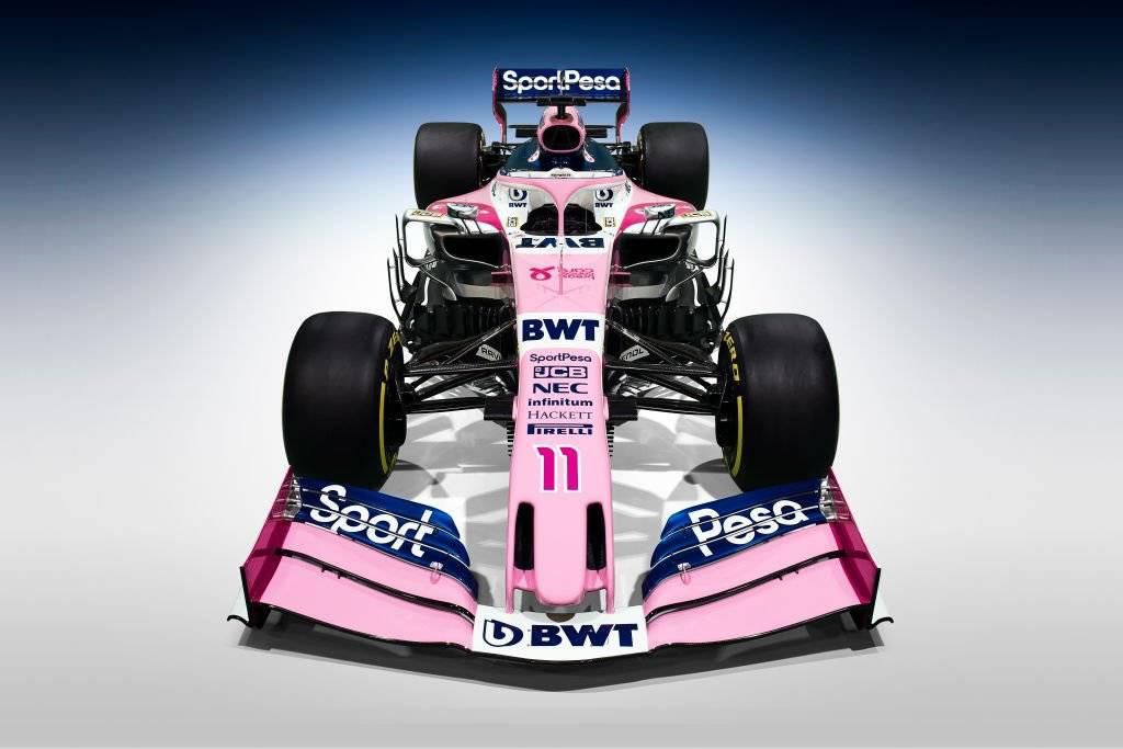 Nog steeds een roze auto, maar Racing Point heeft wel een nieuwe naam