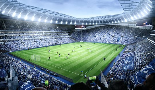 Spurs bouwt voor 500 miljoen het grootste stadion van Londen