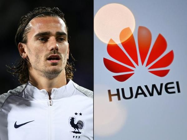 Griezmann verscheurt zijn sponsorcontract met Huawei om politieke reden