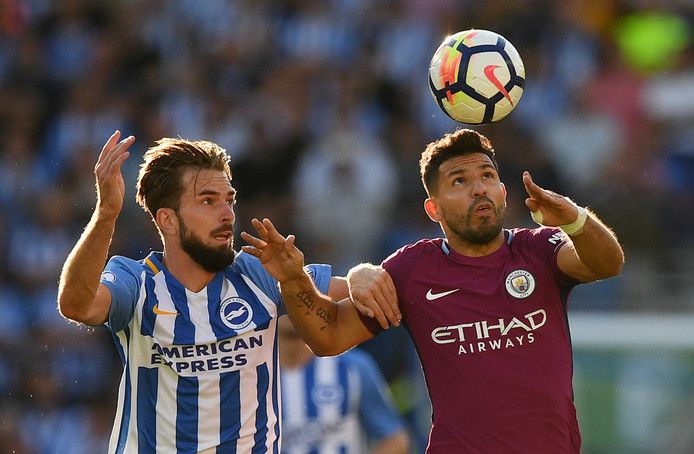 Manchester City wint van Brighton bij debuut Pröpper (video)