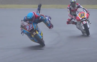 🎥 | Holy moly! Moto2-coureur komt met save van de eeuw 😱