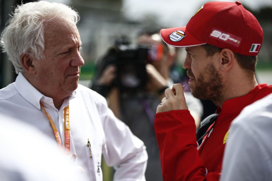 Wie was de plotseling overleden Charlie Whiting en wat deed hij in de Formule 1?