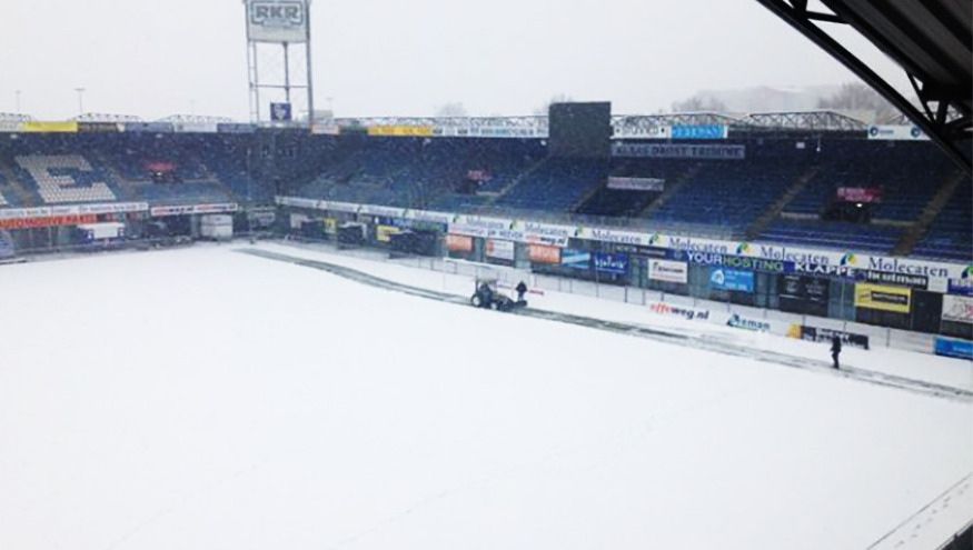 Update: sneeuw is weg, PEC - Feyenoord gaat door