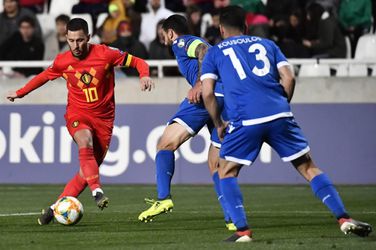 Hazard gidst België in 100e interland langs Cyprus