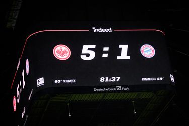 Bayern München keihard vernederd door Eintracht Frankfurt