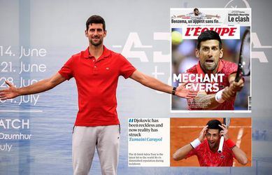 Internationale media maken gehakt van onvoorzichtige Djokovic: 'Teleurstellend en droevig'