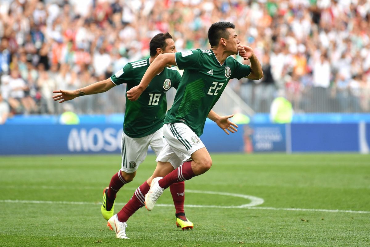 SENSATIE! PSV'er Lozano schiet Mexico op voorsprong tegen wereldkampioen Duitsland