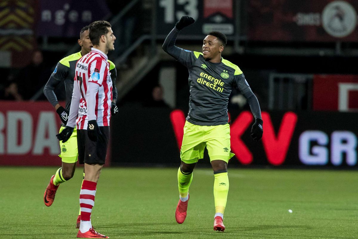 PSV-matchwinner Bergwijn: 'Winnen is winnen, de 3 punten zijn het belangrijkst'