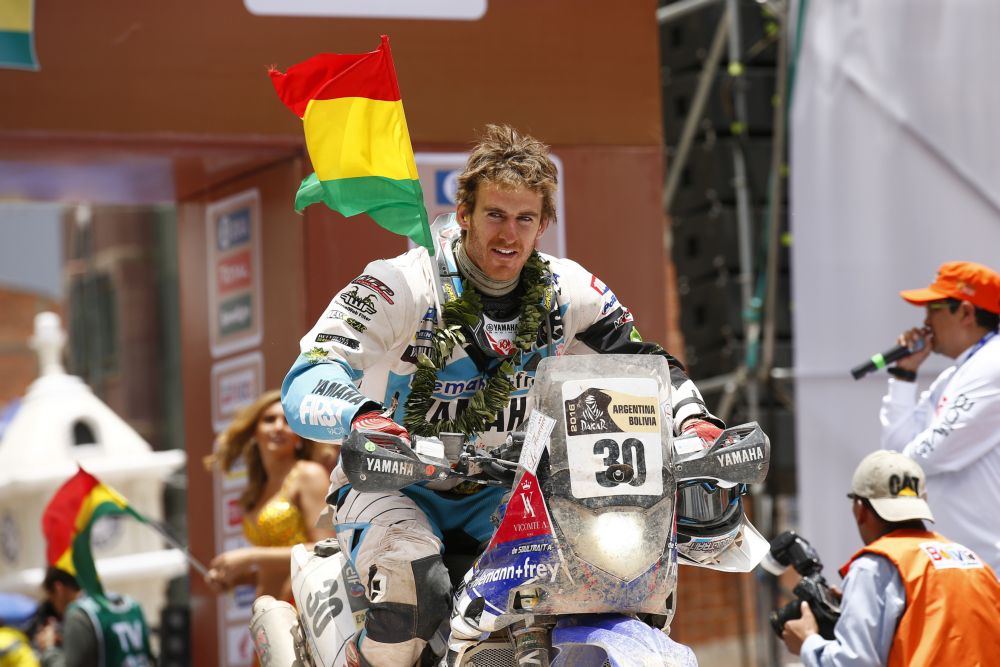 De Soultrait wint 1ste etappe Dakar bij de motoren