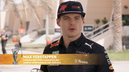 Primeur voor Max Verstappen: hij wint als allereerste Nederlander de Laureus Award