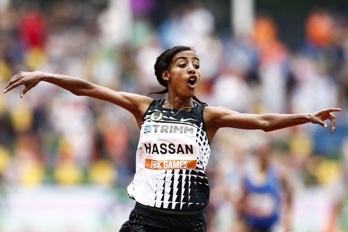 Sifan Hassan ijzersterk en wint 1500 meter in Parijs