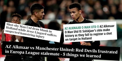 Engelse media maken 'Boring Man United' kapot en geven complimenten aan AZ