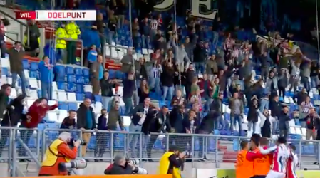 🎥 | Mooie beelden: Willem II-fans gaan helemaal uit hun dak na 1-0 tegen RKC