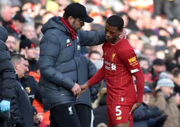 Klopp: 'Wijnaldum heeft spierblessure, WK onzeker'