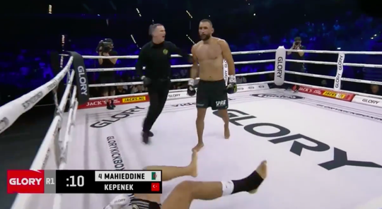 🎥 | Glory 81: Cihad Kepenek neemt met fraaie KO revanche op Nordine Mahieddine