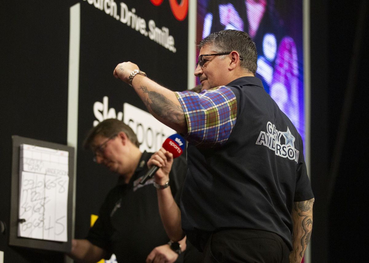 Is Gary Anderson niet meer gewend te winnen? 'Ik raakte in paniek bij mijn winnende dubbel'