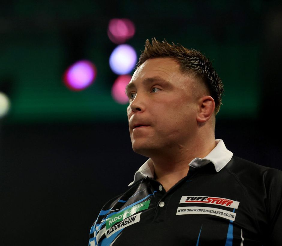 Oud-kampioen Gerwyn Price uitgeschakeld op WK darts door Brendan Dolan