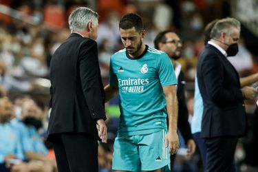 Ancelotti kiest voor anderen: Eden Hazard van sterspeler bij Chelsea naar bankzitter bij Real