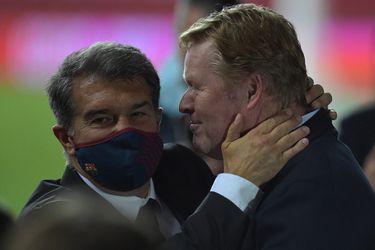 Joan Laporta belooft dat Ronald Koeman hoe dan ook mag blijven: 'Hij verdient het vertrouwen'