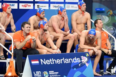 EK waterpolo: Nederland nét naar 2e plaats in de poule na gelijkspel