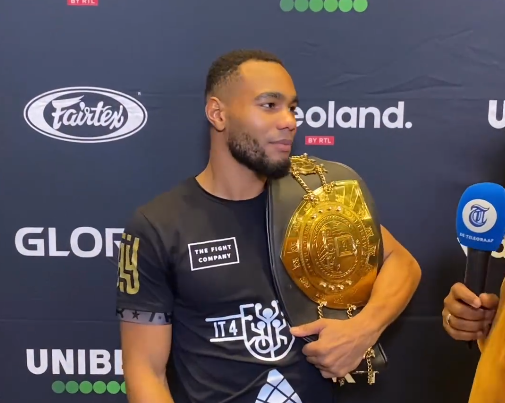 Titelgevecht snel over: Endy Semeleer slaat Anwar Ouled-Chaib direct al tegen de vlakte