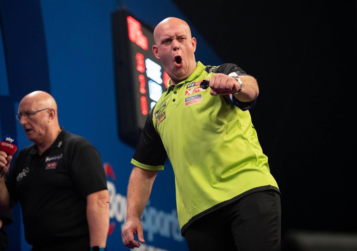 🎥 | Van Gerwen wint door deze dikke finish van Gary Anderson in de CL of Darts