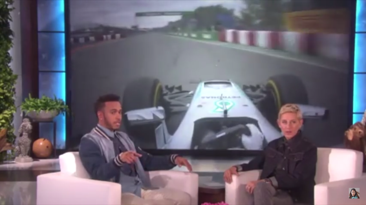 Ellen Degeneres tegen Hamilton: 'Wat doe je als je moet plassen?' (video)