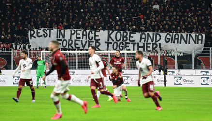 AC Milan heeft na eerbetoon aan Kobe verlenging nodig voor halve finale Coppa