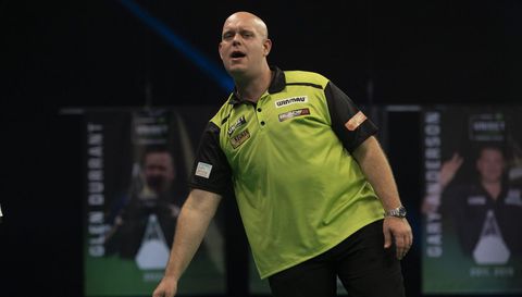 Geen gelukkige verjaardag voor Van Gerwen: alweer vroeg klaar bij Players Championship 10