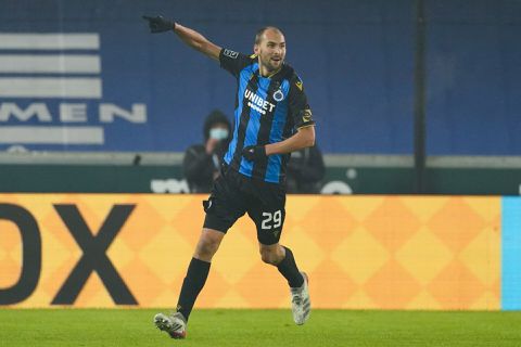 Bas Dost regelt in zijn eentje een punt voor Club Brugge bij Standard Luik
