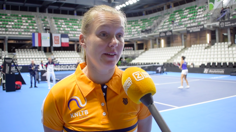 'Coach' Kiki Bertens blij met nieuwe rol: 'Klinkt in ieder geval beter dan speelster Kiki'