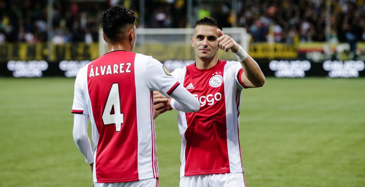 Opstelling: Ajax met Álvarez op het middenveld en Tadic in de spits