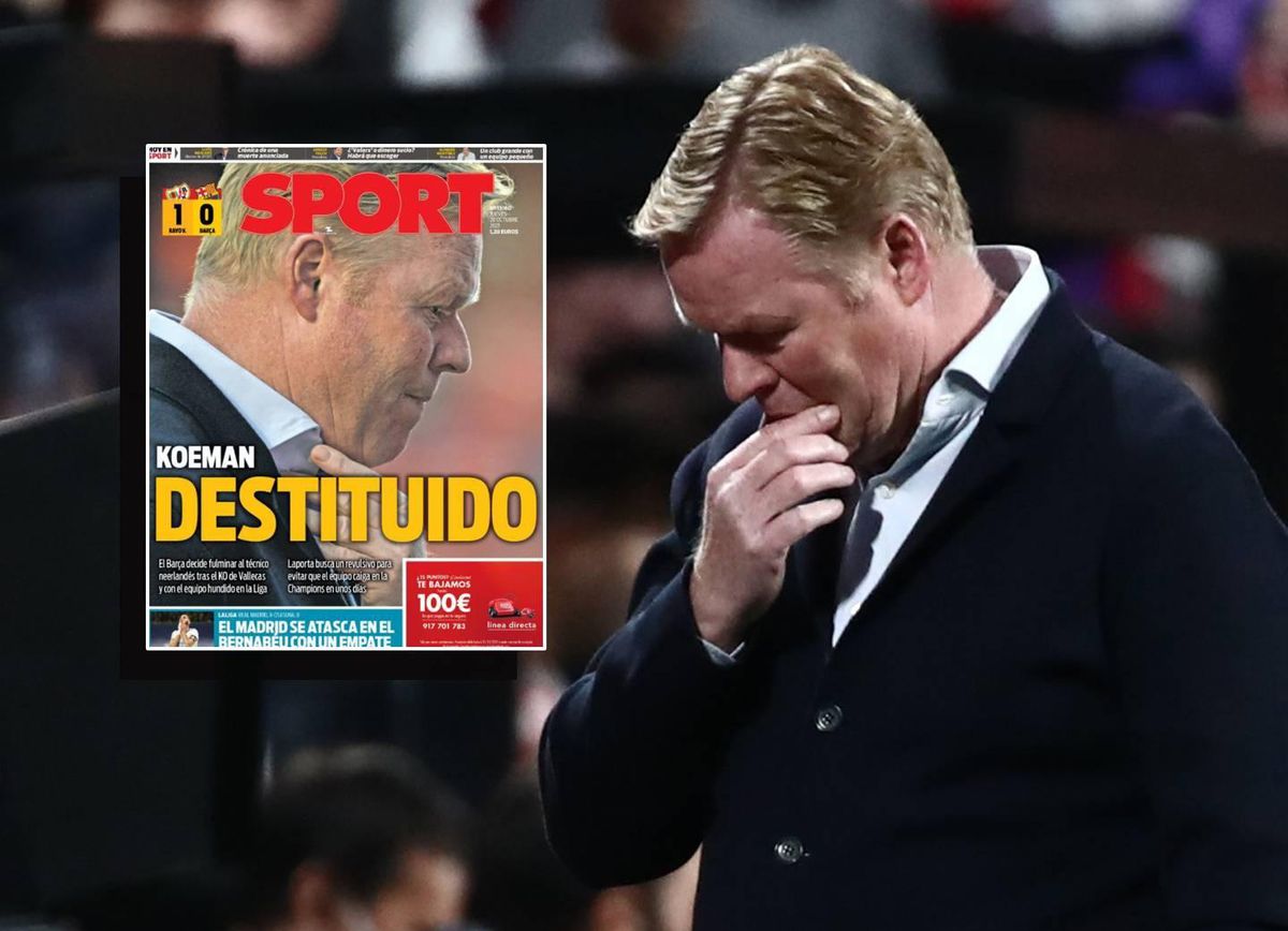 Spaanse kranten hard over tijdperk-Koeman: 'Waardeloos' en 'triest'