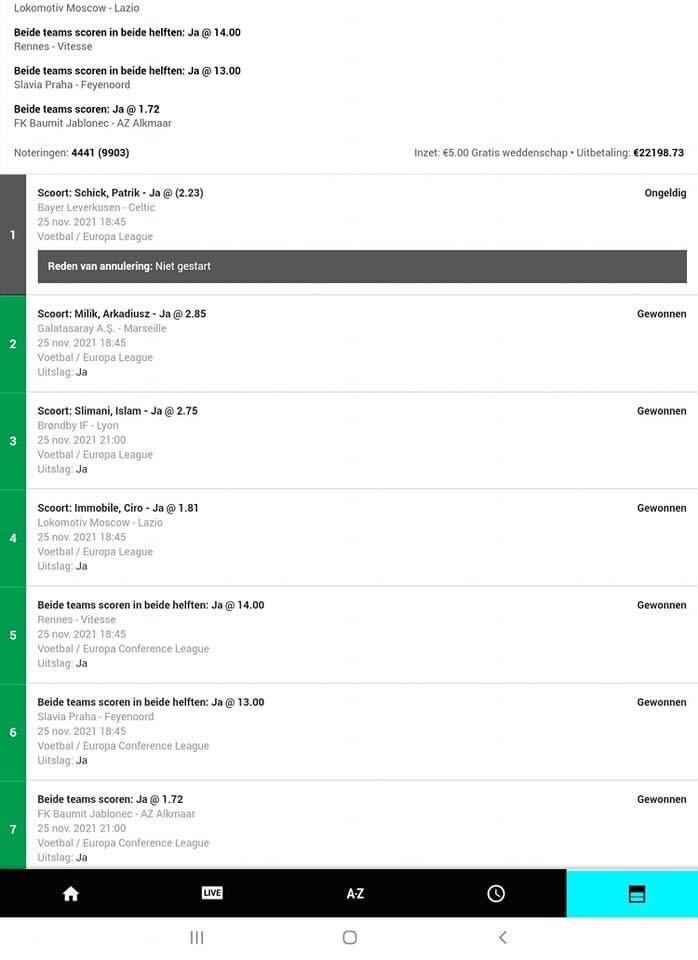 🤑 | Nederlandse gokker speelt BetCity al bijna failliet met deze heerlijke acca