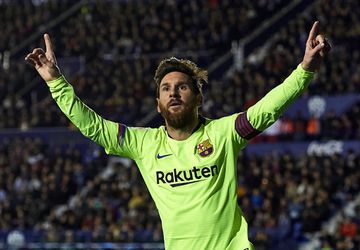 FC Barcelona heeft totaal geen moeite met Levante en wint met 5-0 in Messi-show (video)