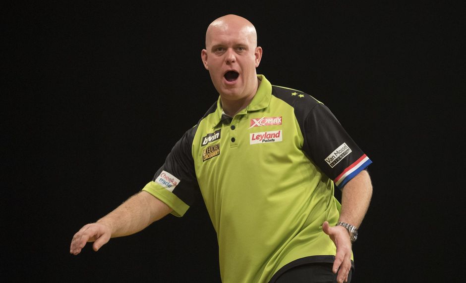 Van Gerwen verslaat Cross en pakt titel in Leverkusen