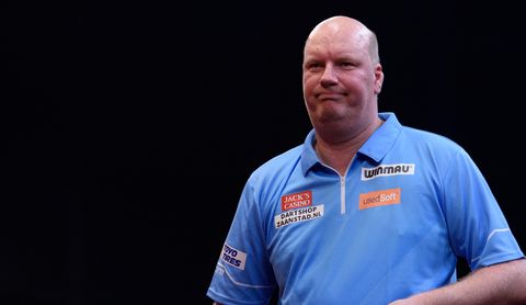 Vincent van der Voort kan het Jonny Clayton niet lastig maken bij PC-Finals