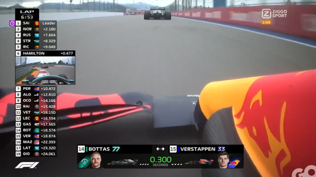🎥 | Verstappen pakt Bottas met deze wereldse inhaalactie
