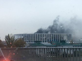 Voor de zoveelste keer brand in WK-stadion Rusland (foto)