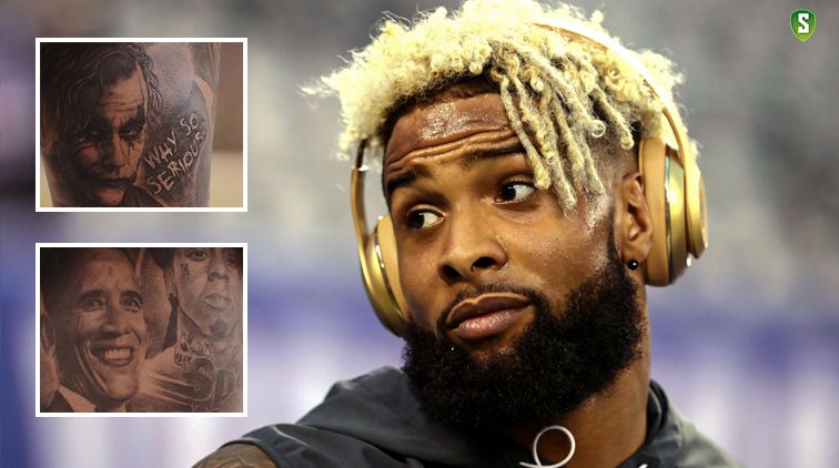 Tattoogame van Odell Beckham Jr. is wel erg strong (foto's)