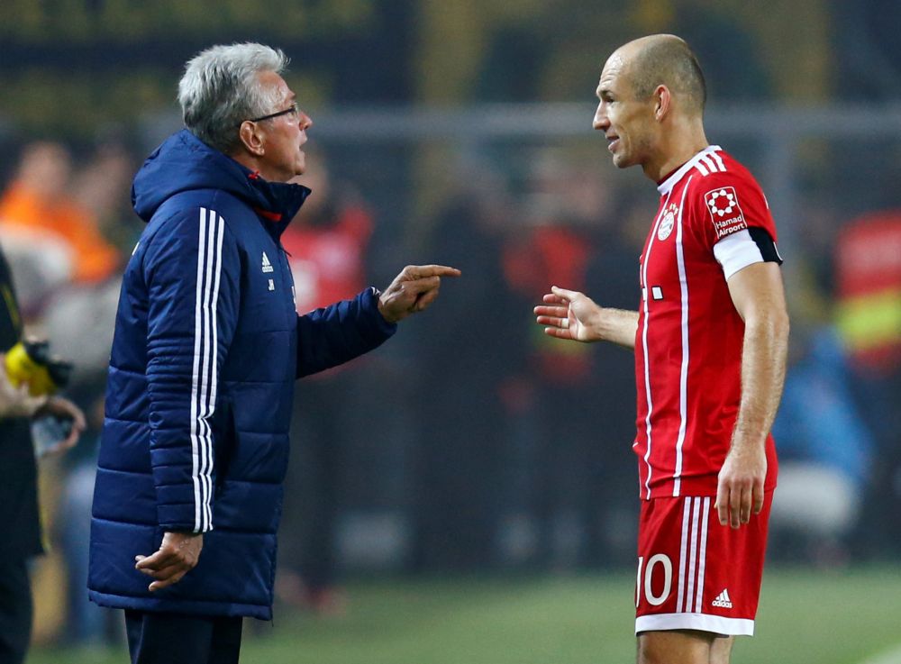 Heynckes adviseert directie Bayern: 'Verleng snel contract Robben'
