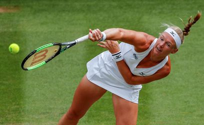 Kiki Bertens dankzij kwartfinale op Wimbledon de nieuwe nummer 17 van de wereld