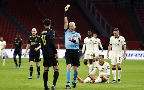 Deze Ajacieden moeten tegen AS Roma oppassen voor een gele kaart