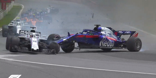 Stroll beukt zichzelf én Hartley uit de GP van Canada (video)