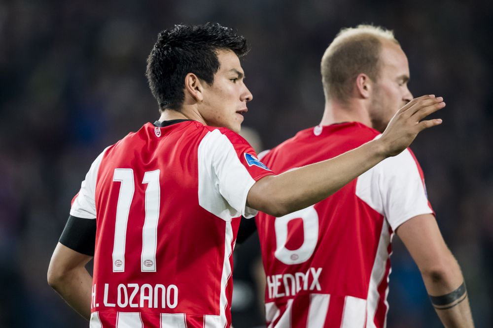 Lozano terug bij PSV, De Jong weer basisklant