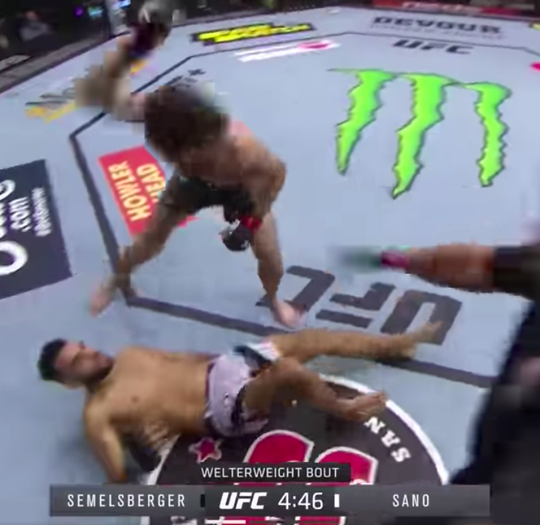 🎥 | UFC'er Matthew Semelsberger mept Martin Sano na 15 seconden knockout